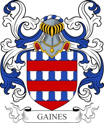 GAINES family crest