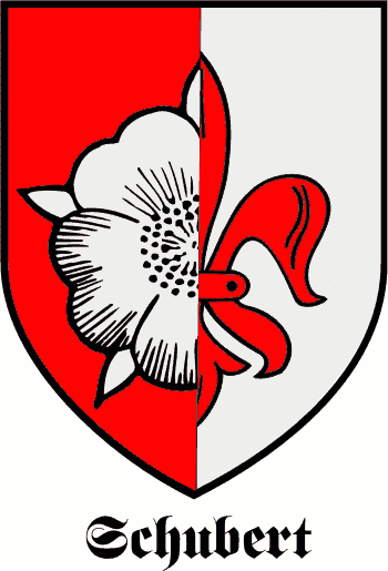 SCHUBERT family crest